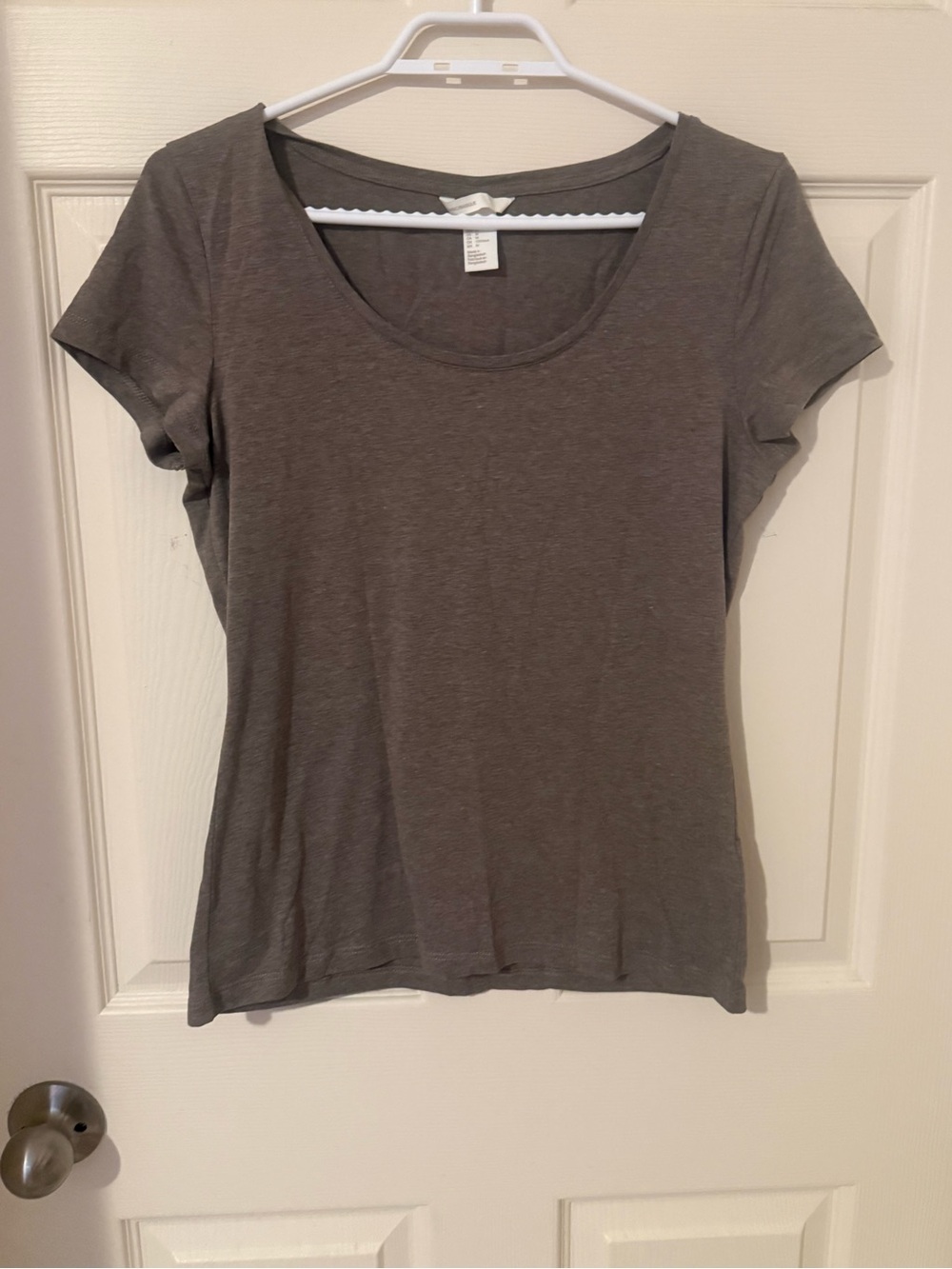 Classic Scoop Neck Women's Tee -Taupe